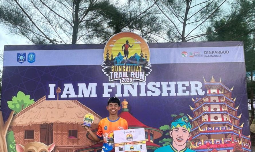 Langganan Juara! Siswa SMAN 1 Pemali Kembali Berprestasi di Sungailiat Train Run 2025