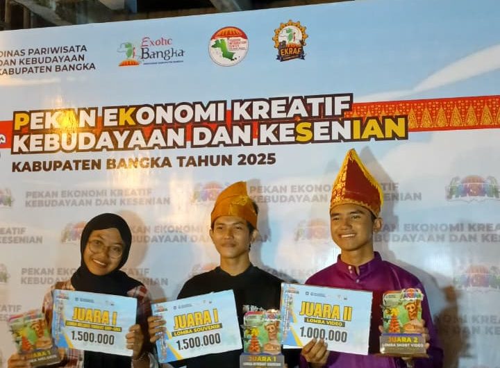 Siswa SMAN 1 Pemali Raih Prestasi pada Ajang Paksian Pekan Ekonomi Kreatif dan Kesenian Bangka 2025