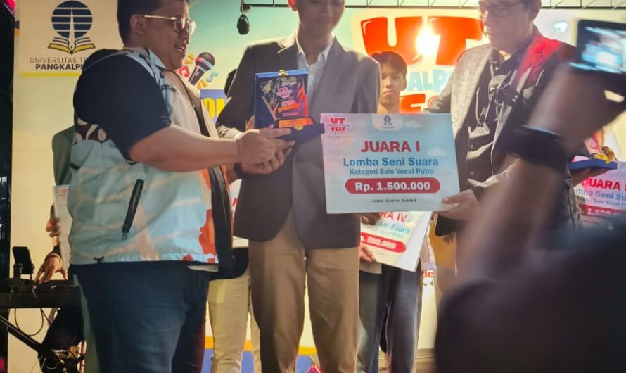Raih Juara 1 Vocal Solo Putra, Siswa Tampil Memukau di UT Fest 2026